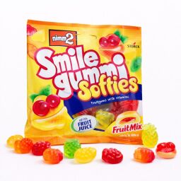 nimm2 Smilegummi Měkké plněné želé s ovocnou příchutí a vitaminy 90g
